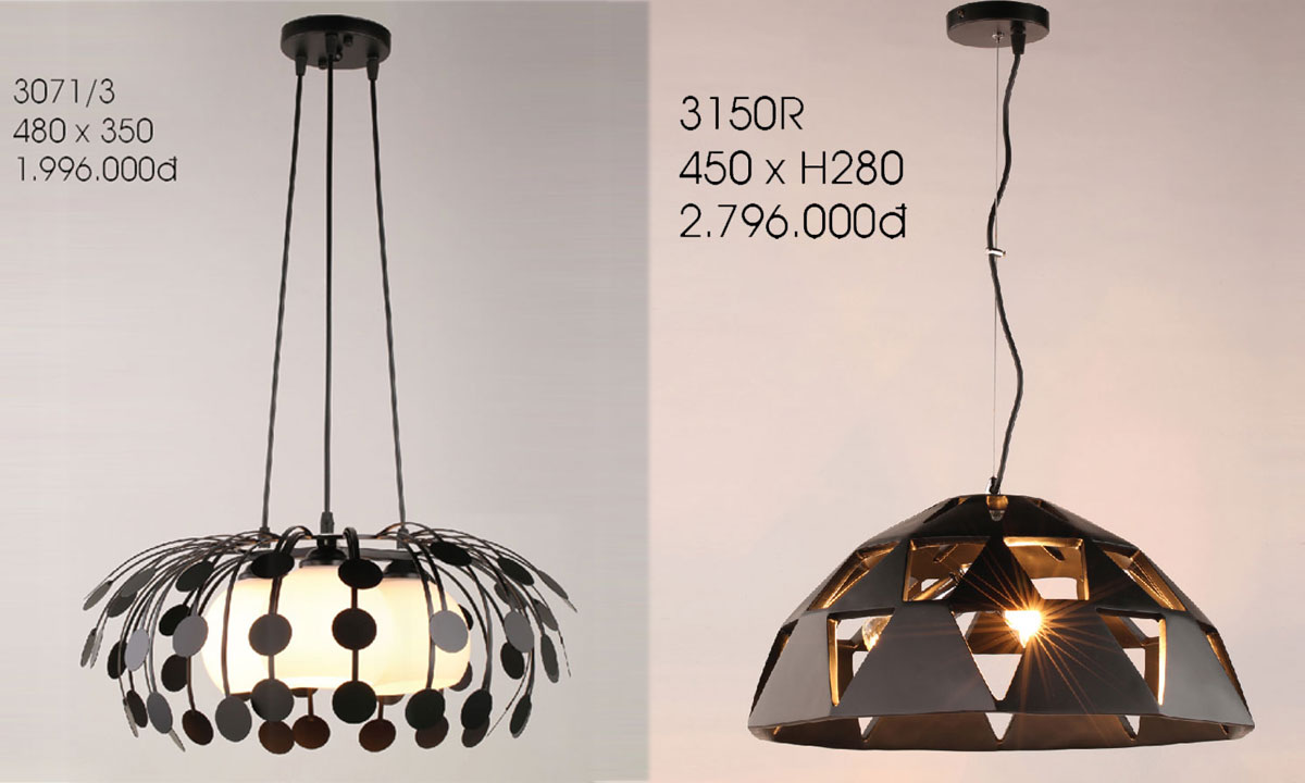 Đèn Thả Trang Trí Kiểu Dáng Hot Nhất Năm 2023 